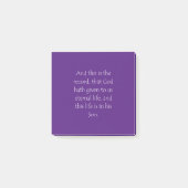 Post-it® Citation Scriptura 1 Jean 5 11 (Devant)