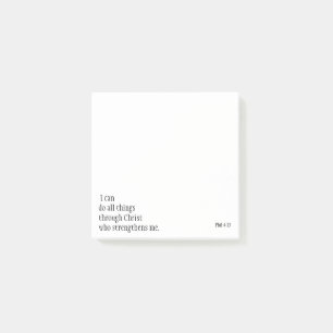 Post-it® Citations bibliques inspirantes Phil 4:13