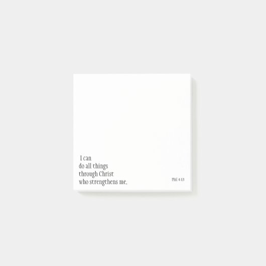 Post-it® Citations bibliques inspirantes Phil 4:13 (Devant)