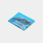 Post-it® Citations drôles d'énonciations de dauphin de (Incliné)