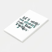 Post-it® Citations inspirées : Faisons nos rêves venir. (Incliné)