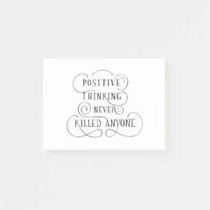 Post-it® Citer la pensée positive n'a jamais tué personne