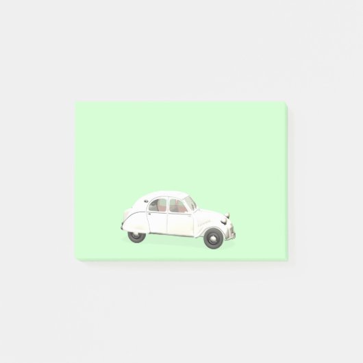 Post-it® Citroen blanc 2CV (Devant)