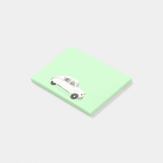 Post-it® Citroen blanc 2CV (Incliné)