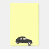 Post-it® Citroen noir 2CV (Devant)