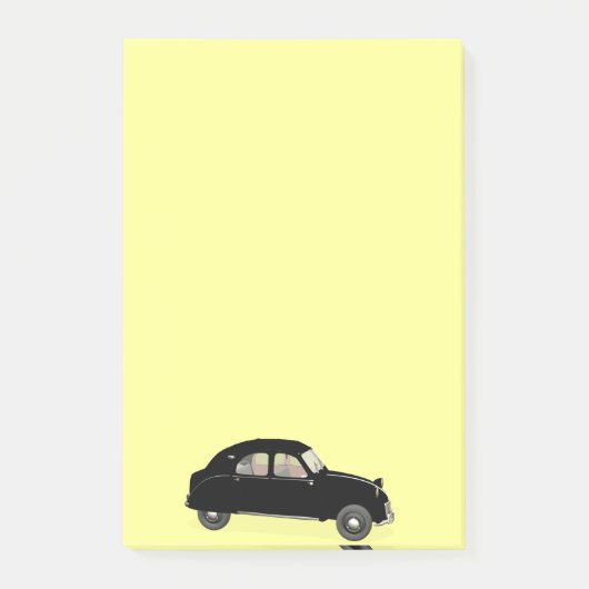 Post-it® Citroen noir 2CV (Devant)