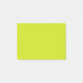 Post-it® Citron amer (couleur solide) (Devant)