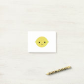 Post-it® Citron carré mignon (Sur un bureau)