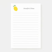 Post-it® Citron et lignes (Devant)