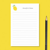 Post-it® Citron et lignes
