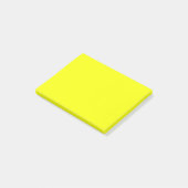 Post-it® Citron Jaune Arrière - plan Couleur Personnaliser  (Incliné)