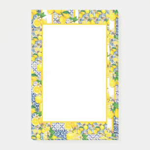 Post-it® Citron portugais Azulejo Méditerranée Santorin