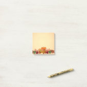 Post-it® Citrouille (Sur un bureau)