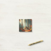 Post-it® Citrouille Amusement Automne Thanksgiving Orange F (Sur un bureau)