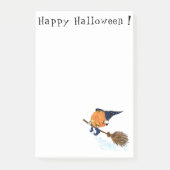 Post-it® Citrouille de la sorcière d'Halloween billets vola (Devant)