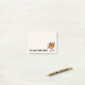 Post-it® Citrouille de Paisley : Laissez votre éclat léger (Sur un bureau)