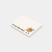 Post-it® Citrouille de Paisley : Laissez votre éclat léger (Incliné)