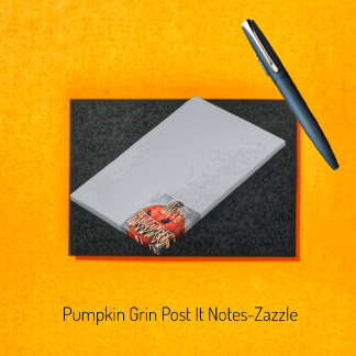 Post-it® Citrouille Grin