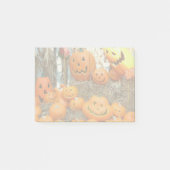 Post-it® Citrouille halloween Jack-o'-lantern orange citrou (Devant)