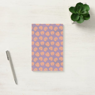 Post-it® Citrouilles d'Halloween sur Motif Arrière - plan v