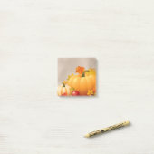 Post-it® citrouilles feuilles de Turquie (Sur un bureau)