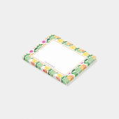 Post-it® Citrus floral citron vert orange (Incliné)