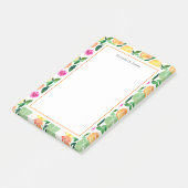 Post-it® Citrus floral citron vert orange (Incliné)