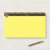 Post-it® Clan Buchanan Crest (Sur un bureau)