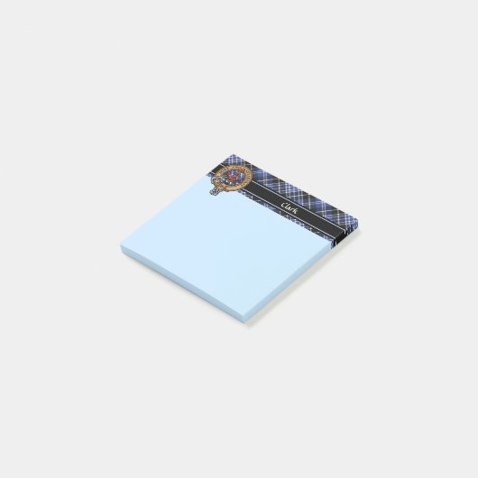 Post-it® Clan Clark Crest (Incliné)