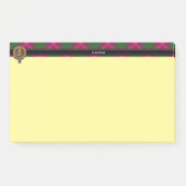 Post-it® Clan Crawford Crest Post-it Notes (Devant)