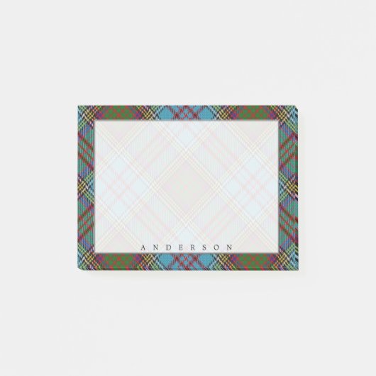 Post-it® Clan écossais de Regal Anderson Tartan (Devant)