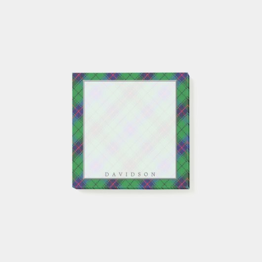 Post-it® Clan écossais de Regal Davidson Tartan (Devant)