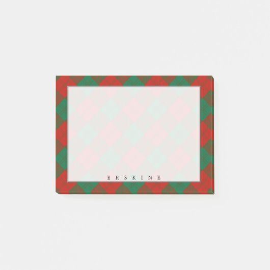 Post-it® Clan écossais de Regal Erskine Tartan (Devant)
