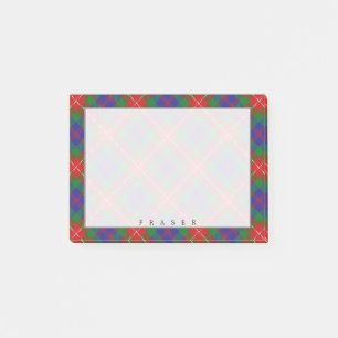 Post-it® Clan écossais de régal Fraser de Lovat Tartan