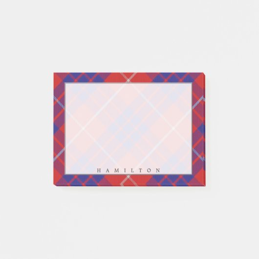 Post-it® Clan écossais Regal Hamilton Tartan (Devant)
