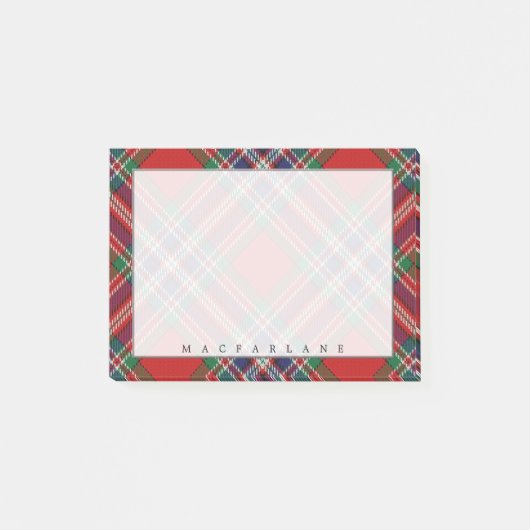 Post-it® Clan écossais Regal MacFarlane Tartan (Devant)