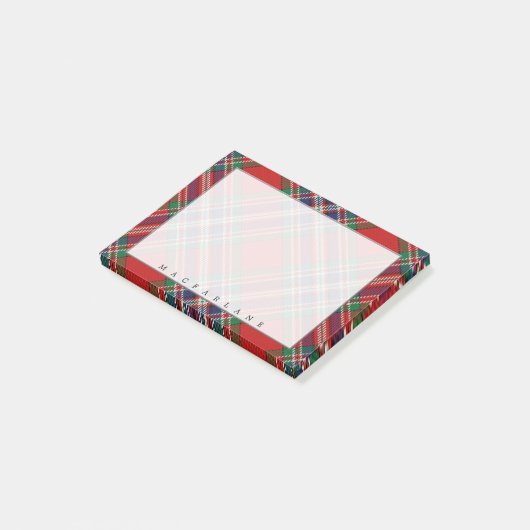 Post-it® Clan écossais Regal MacFarlane Tartan (Incliné)