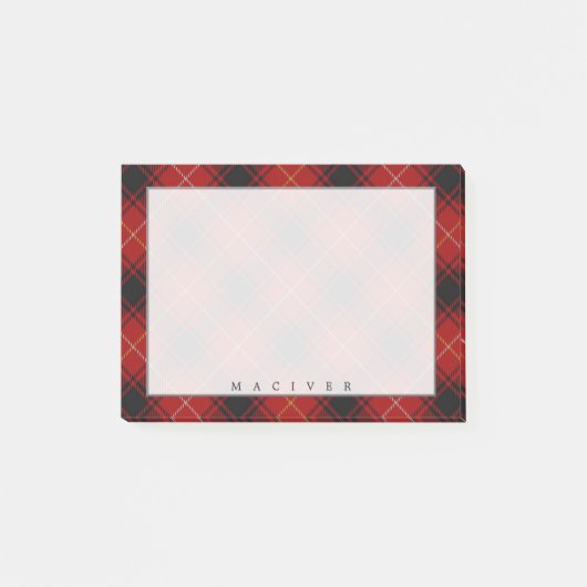 Post-it® Clan écossais Regal MacIver Tartan (Devant)