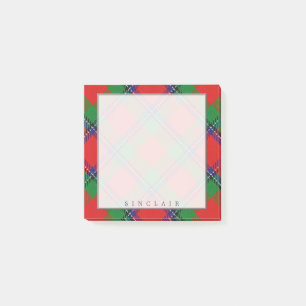 Post-it® Clan écossais Regal Sinclair Tartan