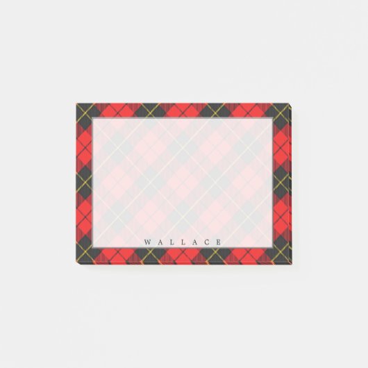 Post-it® Clan écossais Regal Wallace Tartan (Devant)