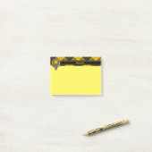 Post-it® Clan MacLeod de Lewis Crest (Sur un bureau)
