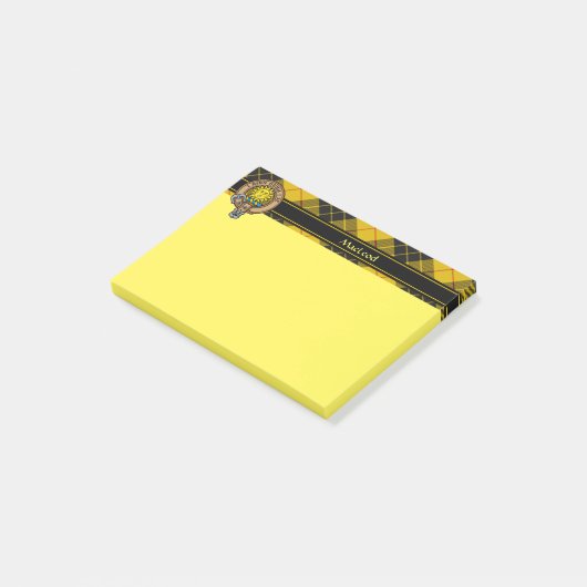Post-it® Clan MacLeod de Lewis Crest (Incliné)