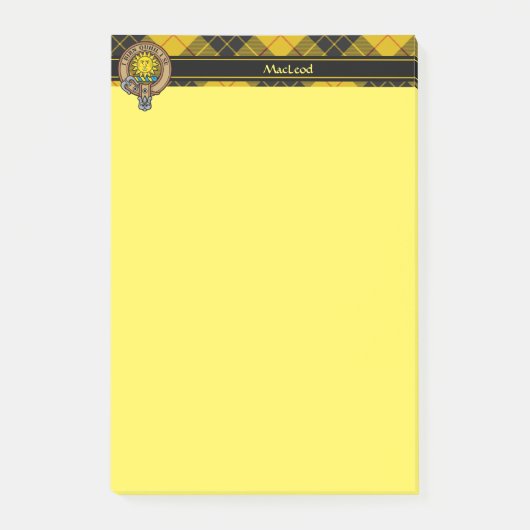 Post-it® Clan MacLeod de Lewis Crest (Devant)