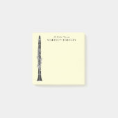 Post-it® Clarinet Music Teacher Band Musicien (Devant)