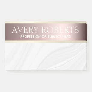 Post-it® Classé Elegant Luxe Floral or rose
