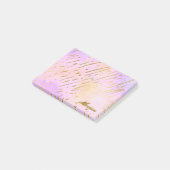 Post-it® Classé rose et or (Incliné)