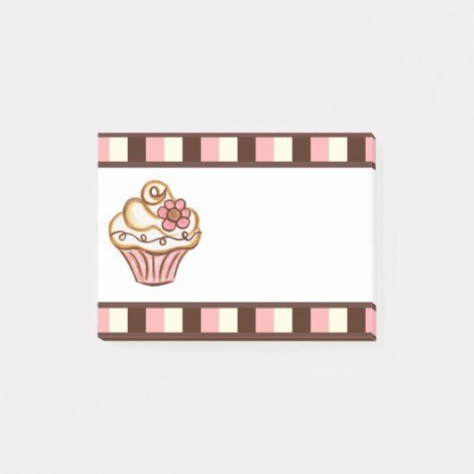 Post-it® Classes Entreprise Cupcake Post It Notes  (Devant)