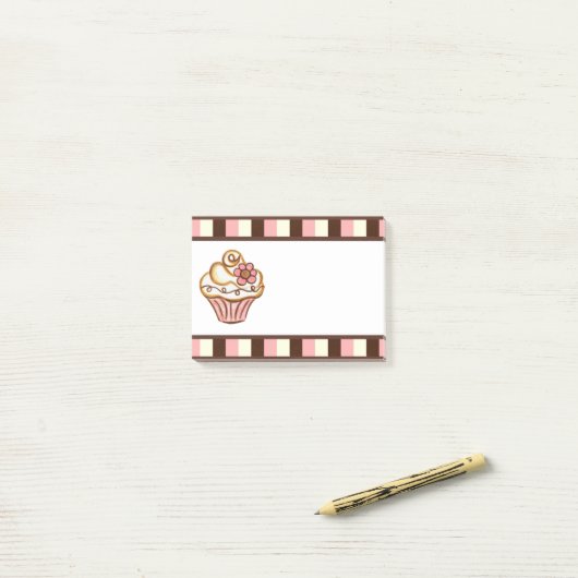 Post-it® Classes Entreprise Cupcake Post It Notes  (Sur un bureau)