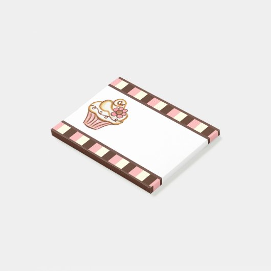 Post-it® Classes Entreprise Cupcake Post It Notes (Incliné)