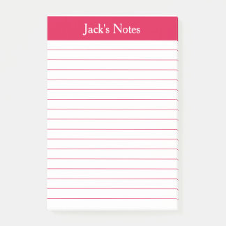 Post-it® Classic Cherry Red Linked Personnalisé